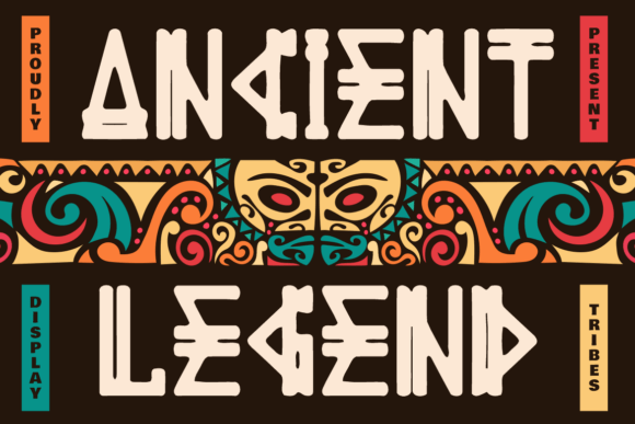 Ancient Legend: A Tribal Display Typeface with Quiet Confidence
