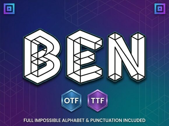 Ben: A Display Typeface That Challenges Editorial Norms