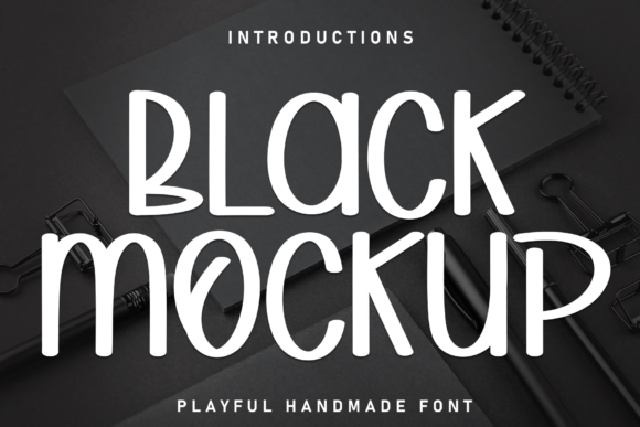 Black Mockup: A Display Typeface That Makes Your Headlines Pop