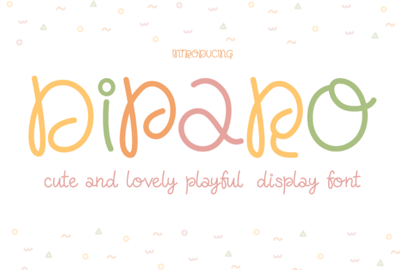 Diparo: A Playful Display Font That Makes Your Brand Smile