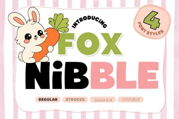 Fox Nibble: A Playful Display Font That Makes Your Brand Feel Like Home