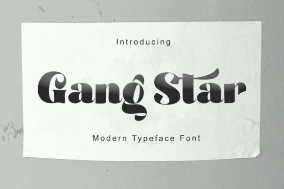Gang Star: A Display Font That Makes Your Brand Feel Intentional
