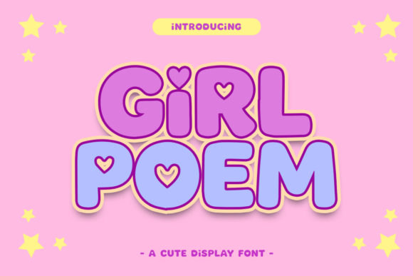 Girl Poem: A Display Font That Breathes Softly Into Your Pages
