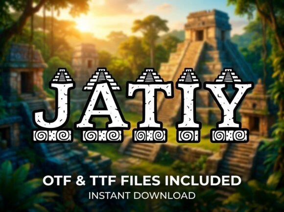Jatiy: A Display Typeface That Gives Your Brand Gravitas