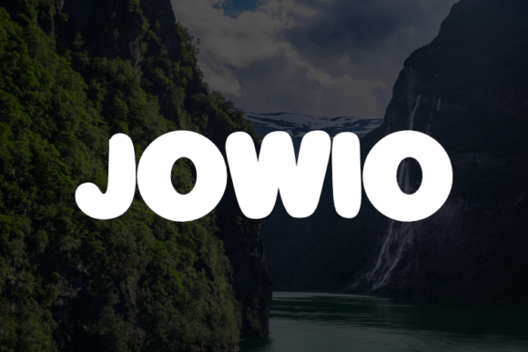 Jowio: A Display Typeface That Elevates Digital Branding