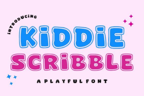Kiddie Scribble: A Playful Display Font for Friendly Digital Brands