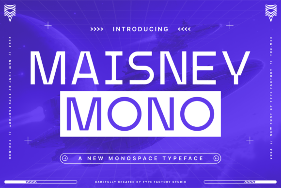 Maisney: A Modern Monospace Display Typeface for Editorial Clarity