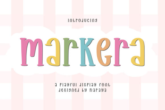 Markera: A Playful Display Font That Feels Like a Warm Handshake