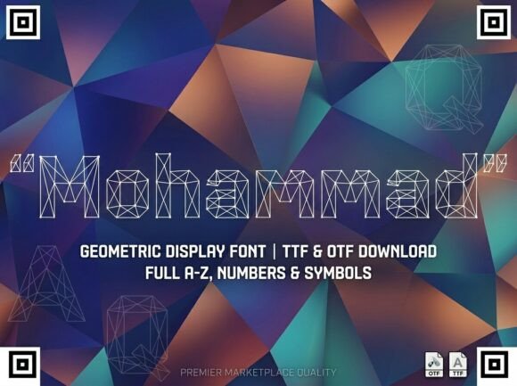 Mohammad: A Display Font That Commands Attention