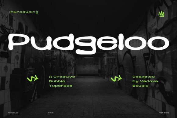 Pudgeloo: A Display Font That Feels Like a Gentle Pause