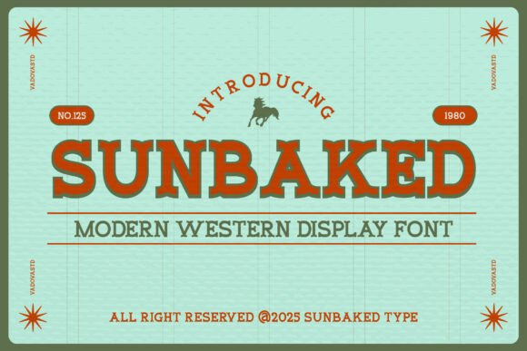 Sunbaked: The Display Font That Anchors Your Campaign Message