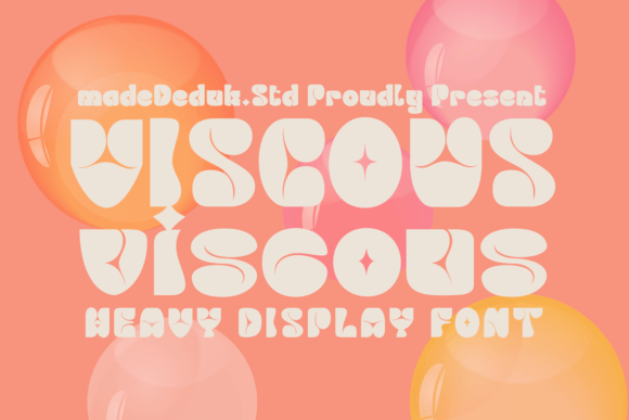 Viscous: A Liquid-Retro Display Font for Editorial Impact